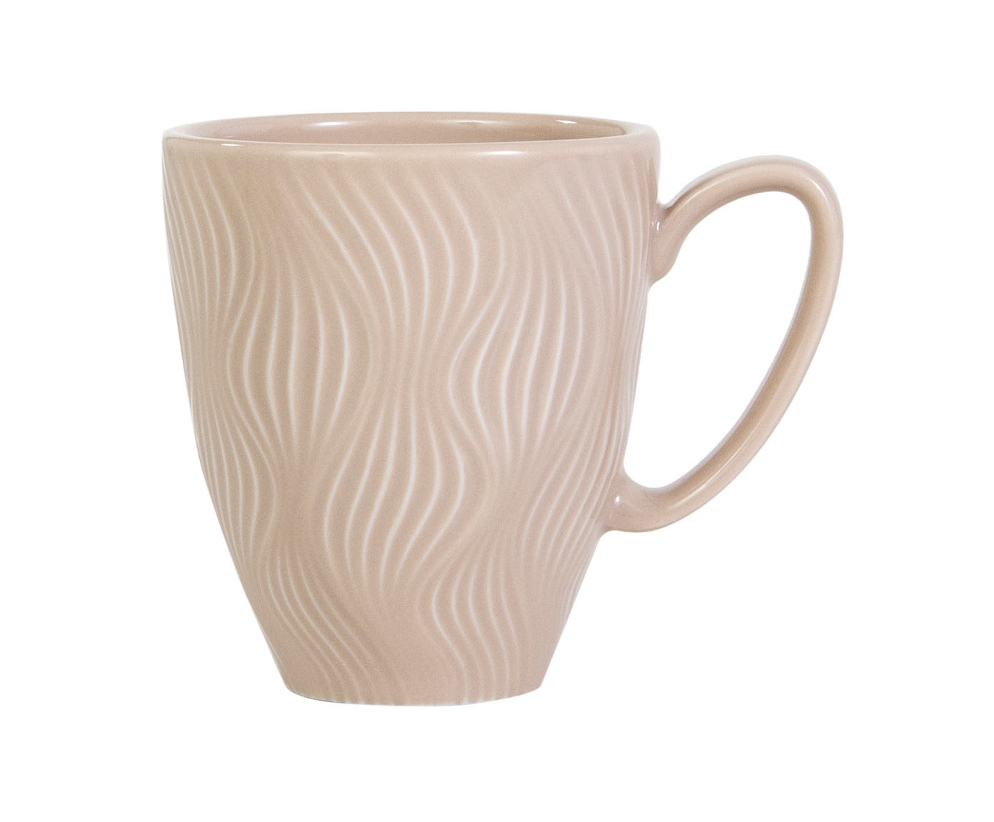 Caneca em Porcelana Sinuosa Creme - image 0