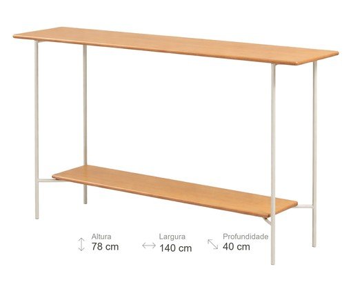 Aparador Doha Laminado Castanho image number 3