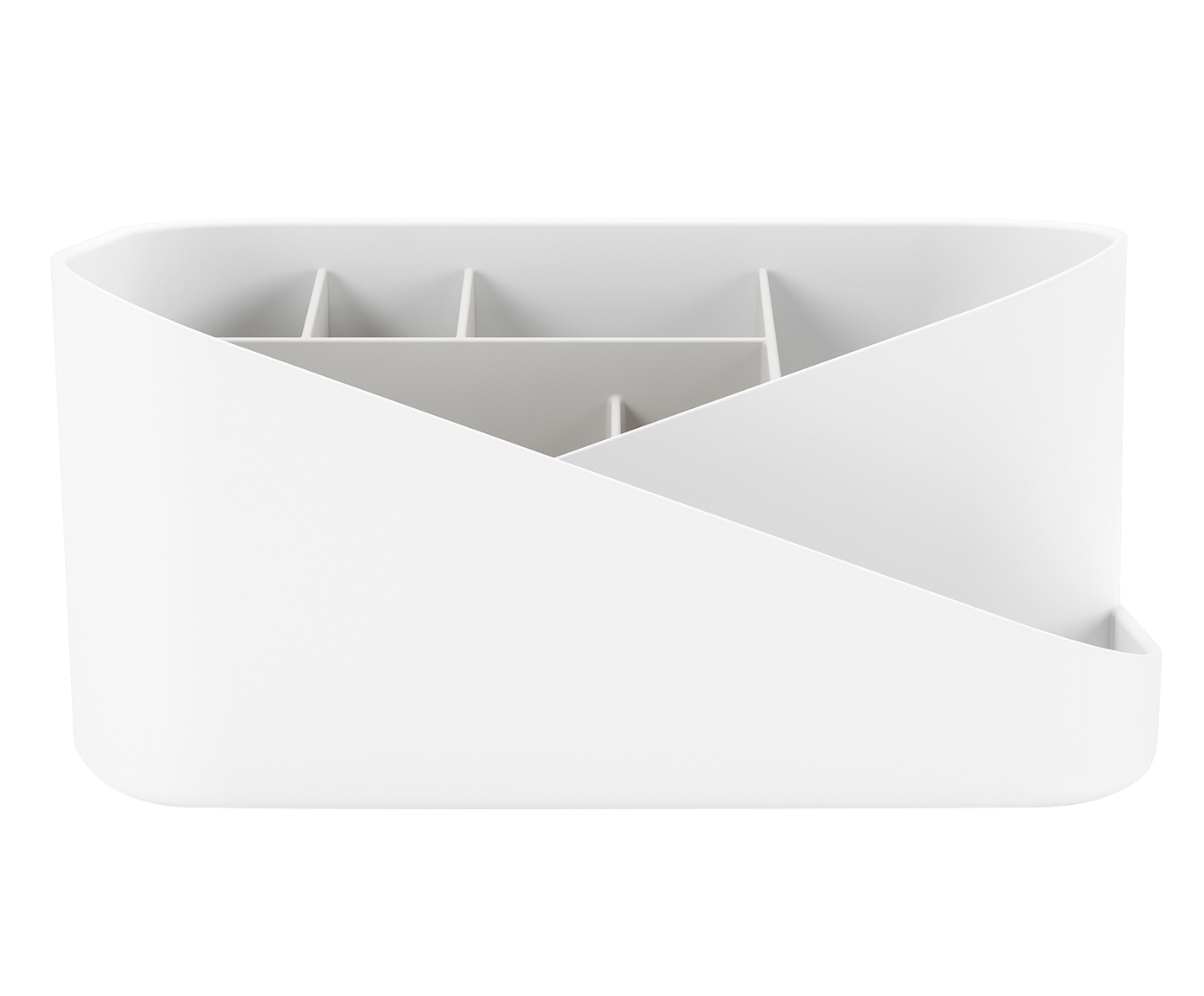 Porta-Maquiagem Glam Cosmetic Organizer Branco image number 0