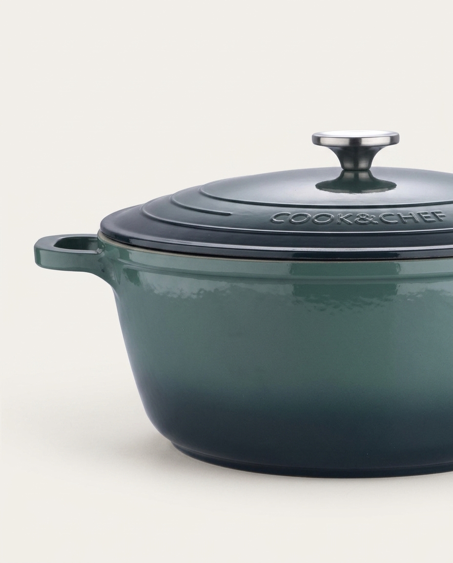 Ca&ccedil;arola em Alum&iacute;nio Cook&Chef Verde - 28 cm - image 1