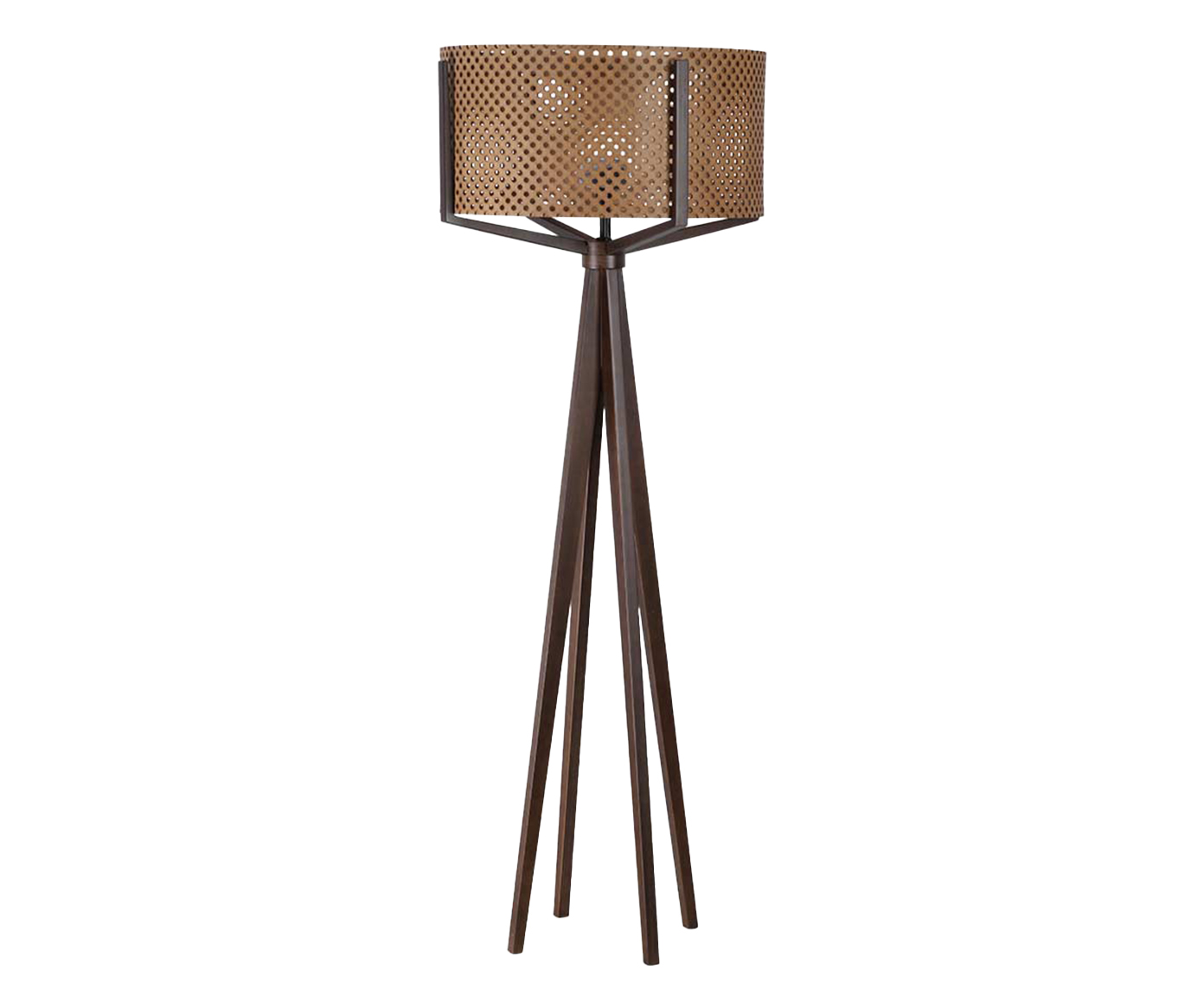 Lumin&aacute;ria Wengue com C&uacute;pula Cil&iacute;ndrica Natuzzi Bivolt - image 0