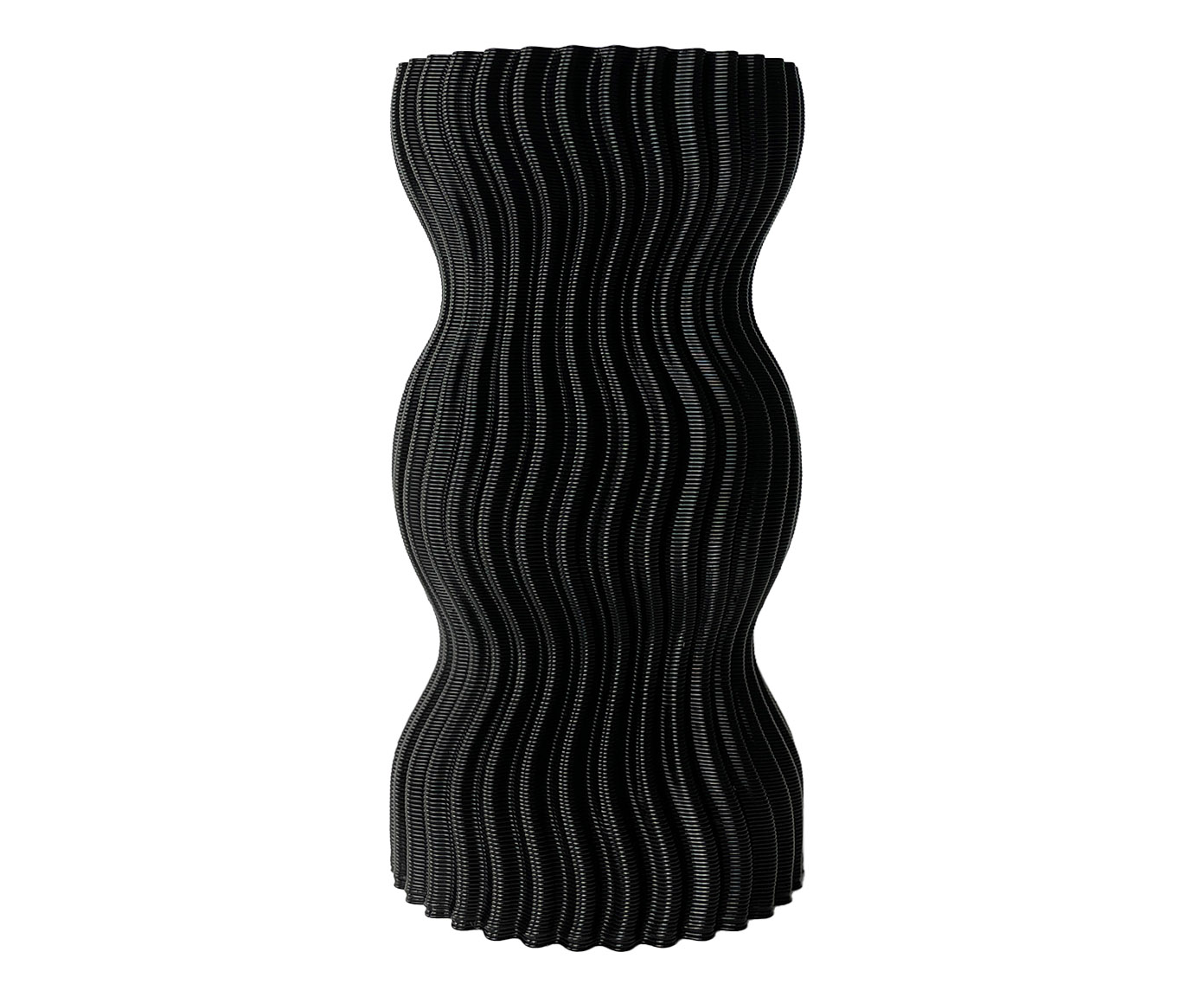 Mini Vaso Onda 3 Preto image number 0
