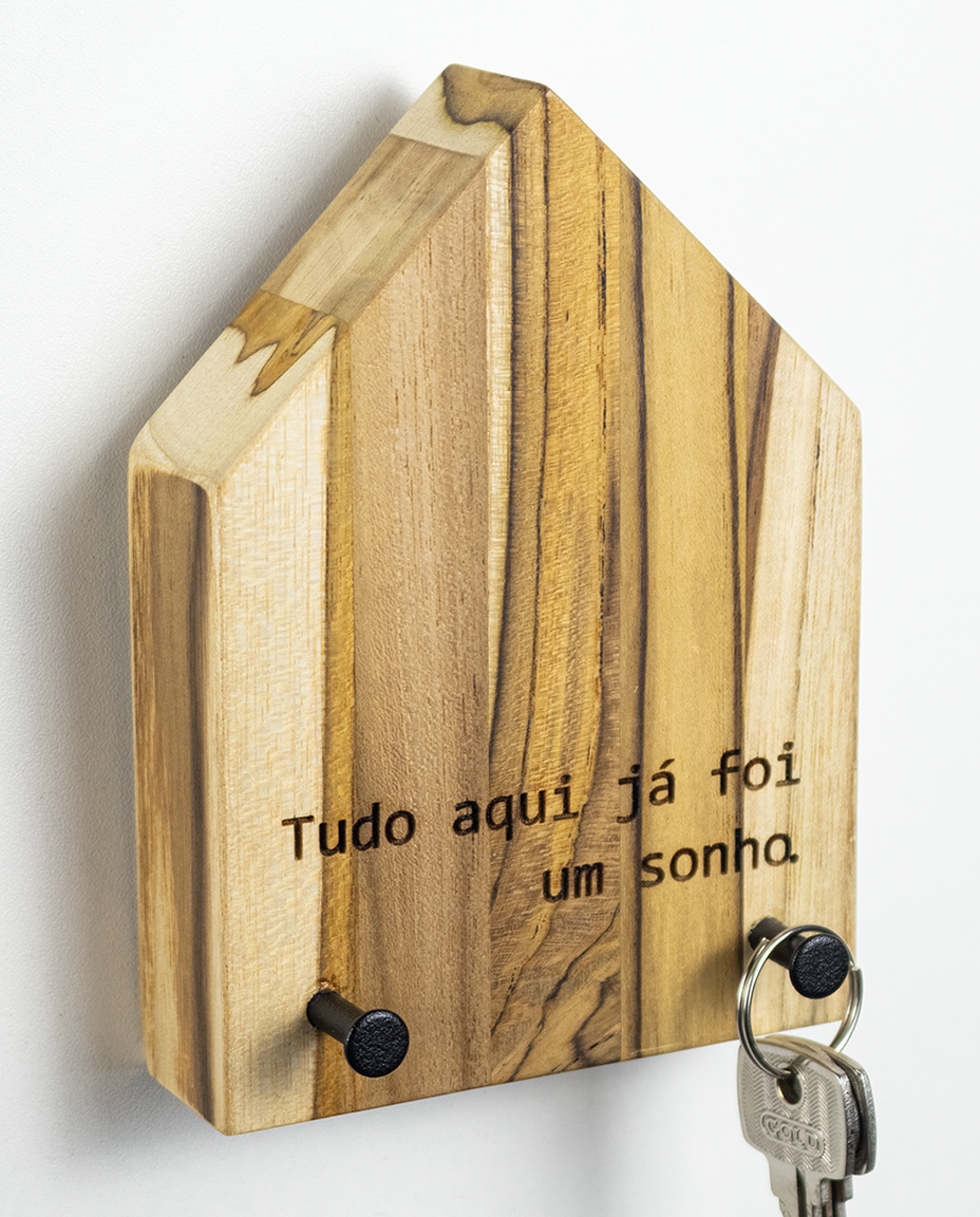 Porta-Chaves de Parede Casinha - Sonho image number 3