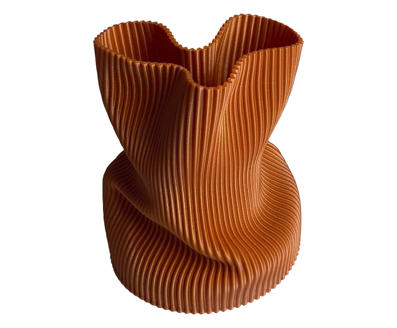 Vaso Amassadinho Pequeno Terracota image number 0