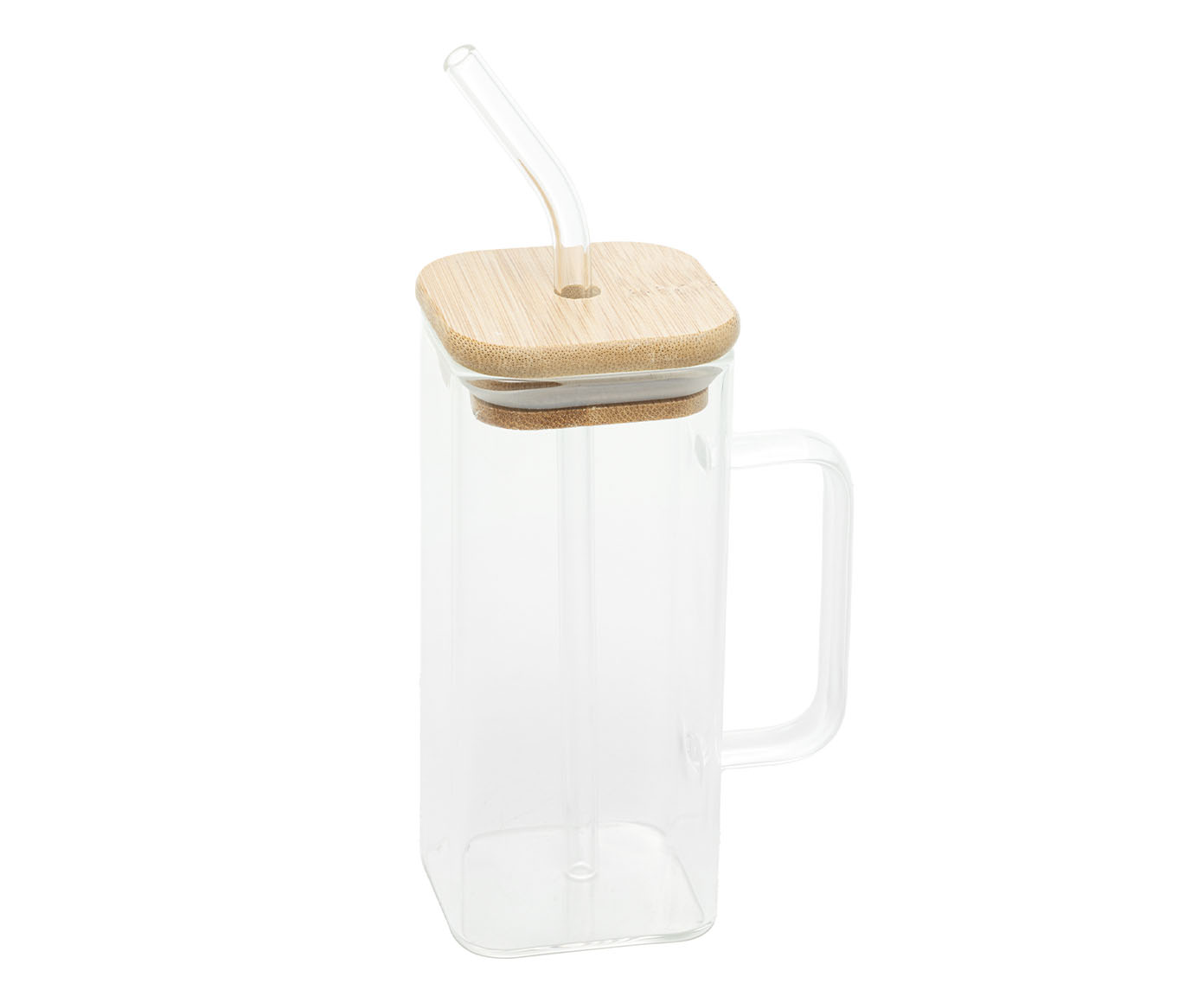 Caneca com Canudo e Tampa de Bambu image number 2