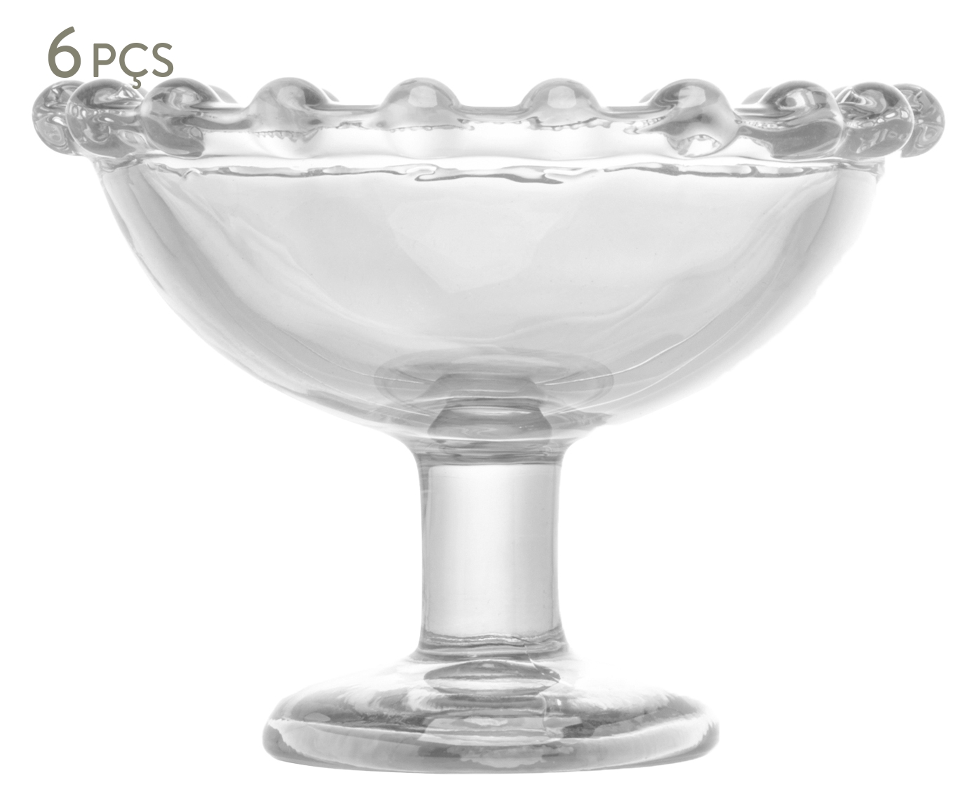 Jogo de Ta&ccedil;as para Licor em Cristal Pearl - Transparente image number 0