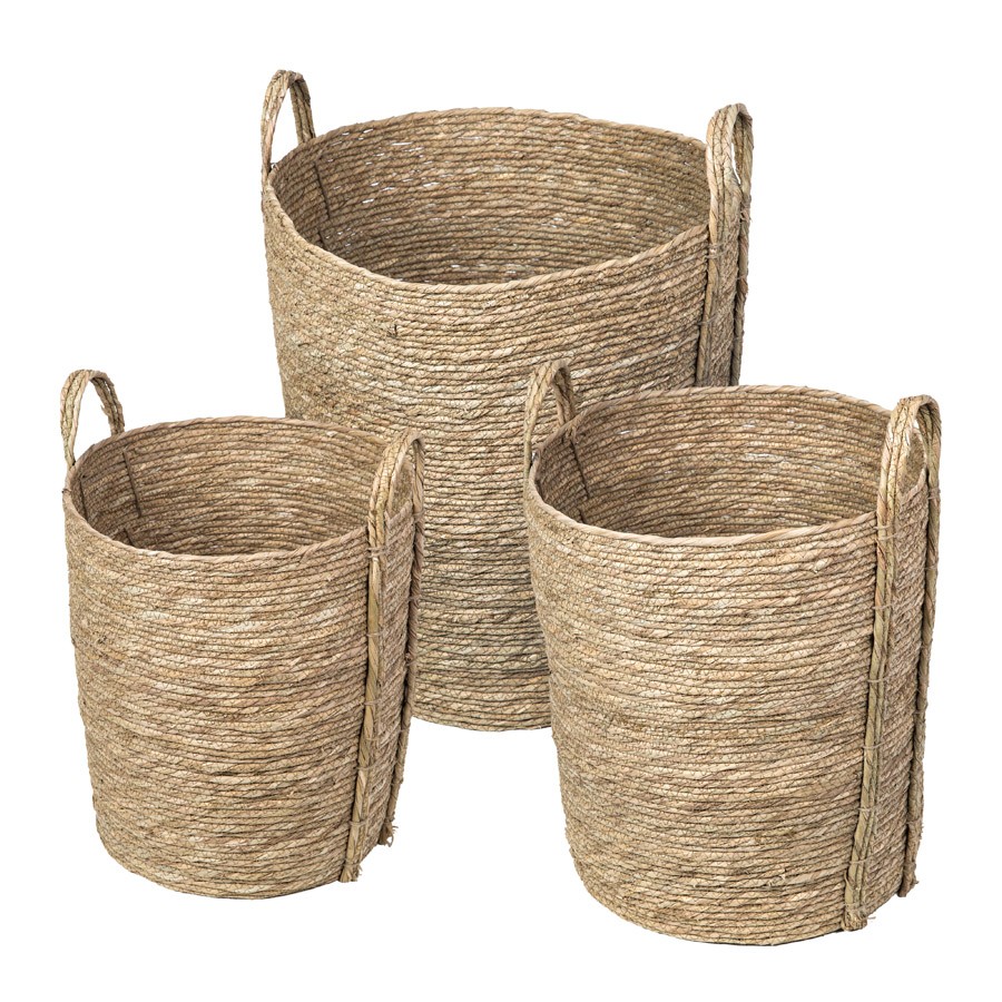 Conjunto de Cestos Kuta - Natural - image 0