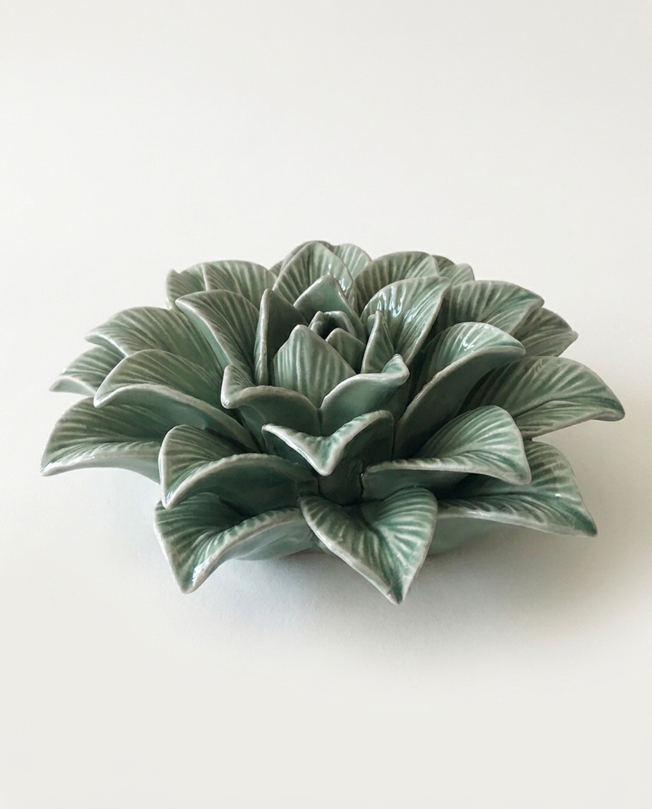 Adorno Flor Verde - image 1