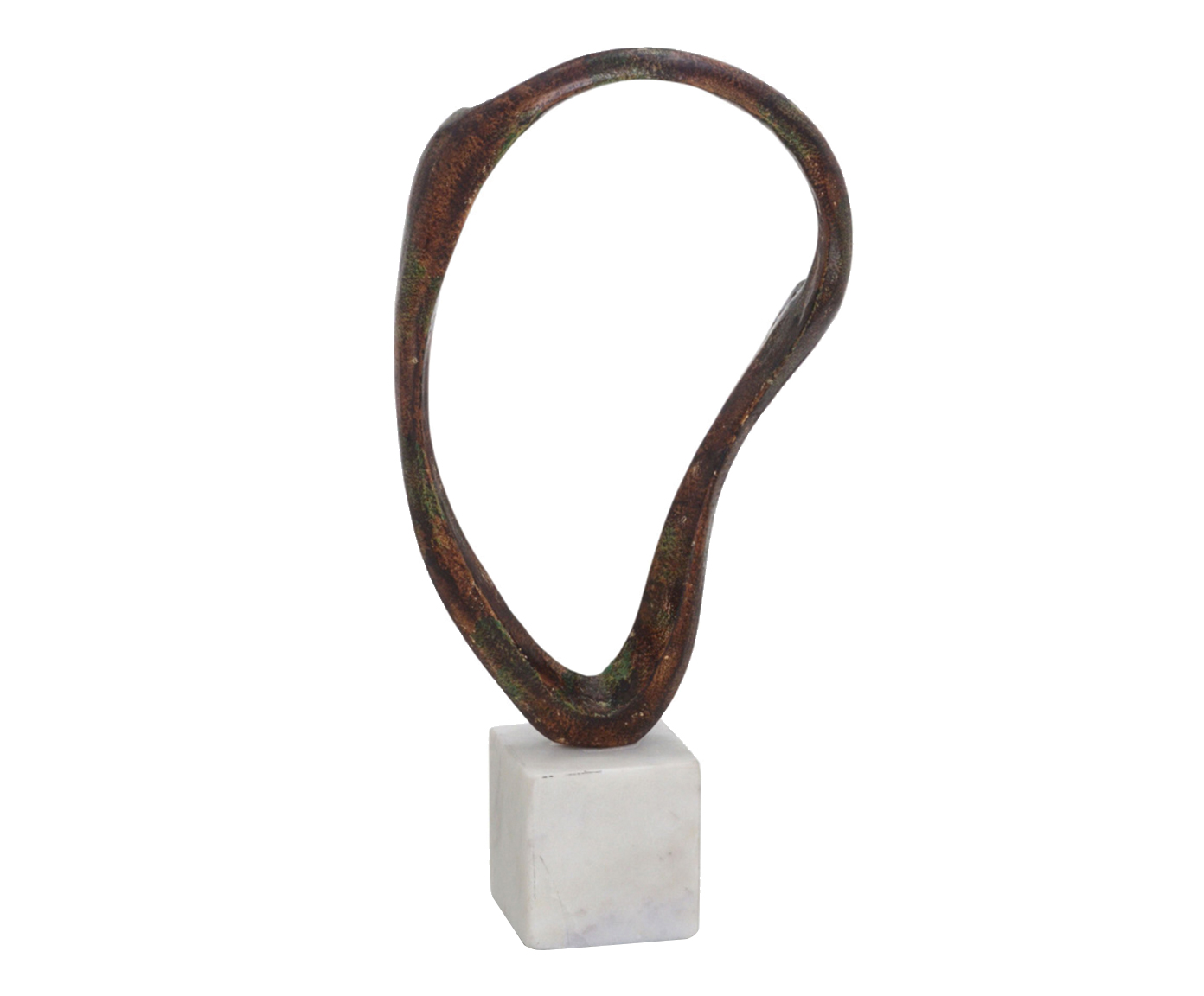 Escultura com Base em M&aacute;rmore Sullivan - Bronze image number 0