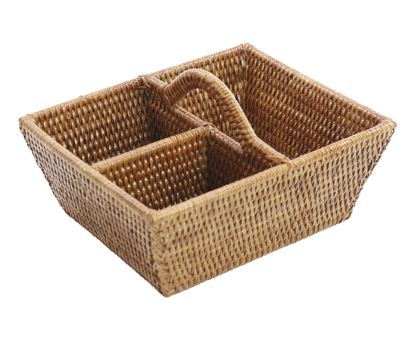 Porta Utens&iacute;lios para Cozinha em Rattan Marrom - image 0