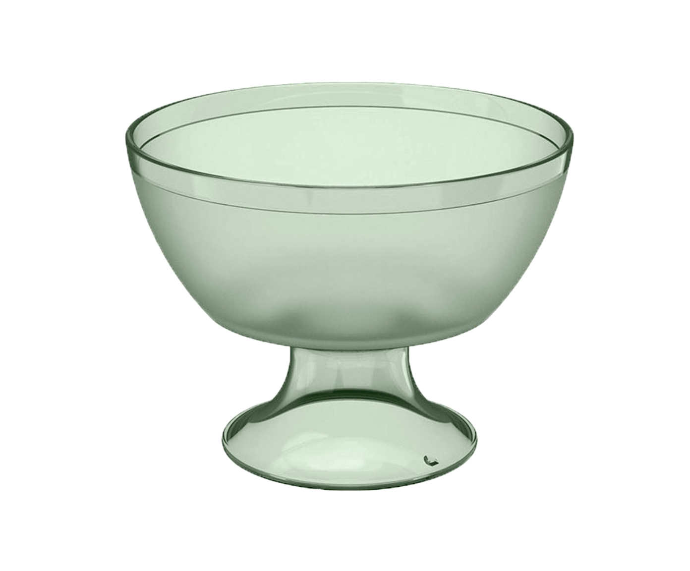 Ta&ccedil;a de Sobremesa Luna Cristal Verde Salvia Translucido - image 0