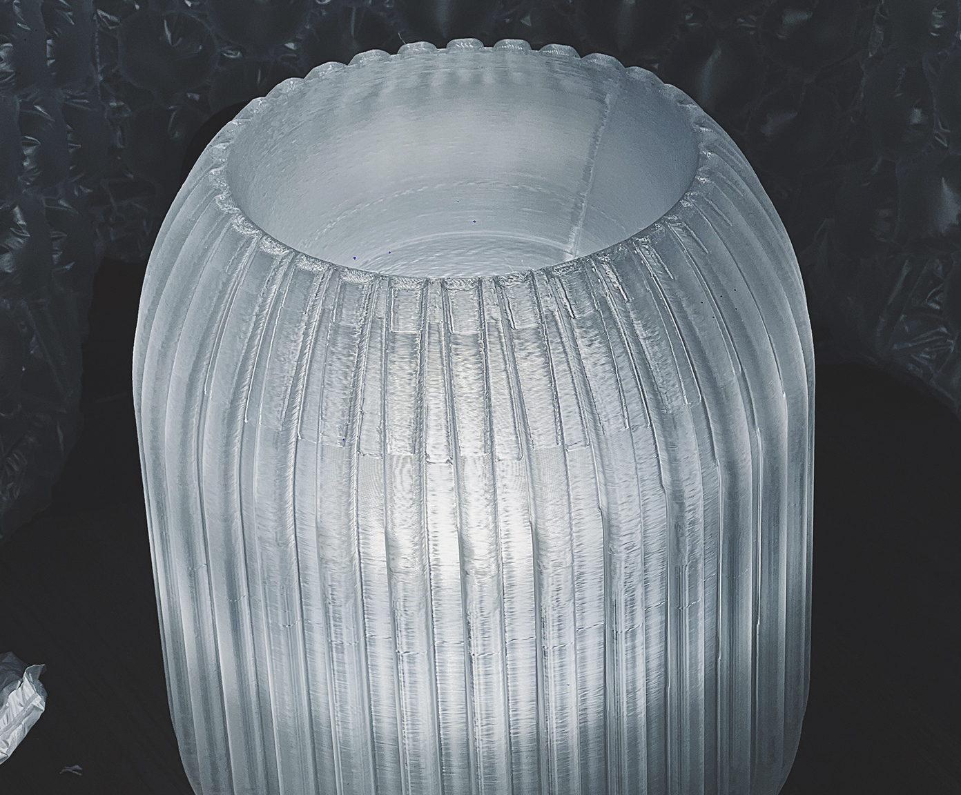 Lumin&aacute;ria Colmeia Transparente Bivolt - image 1