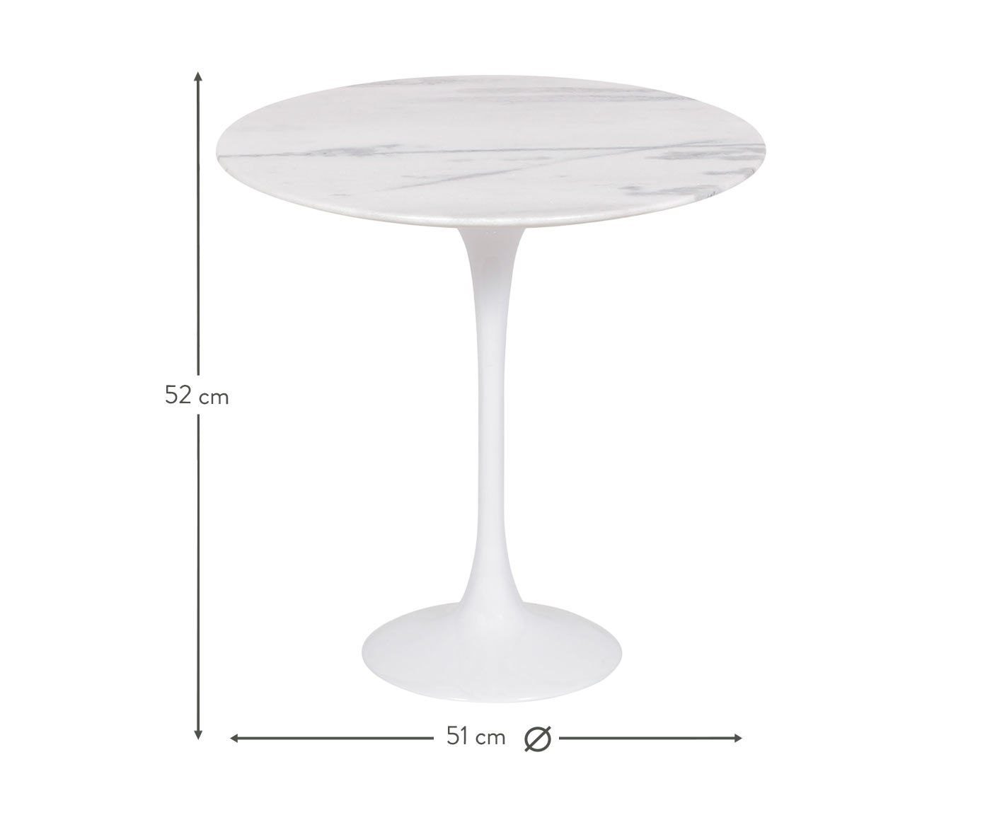 Mesa Saarinen Lateral Espirito Santo Base Branca image number 3