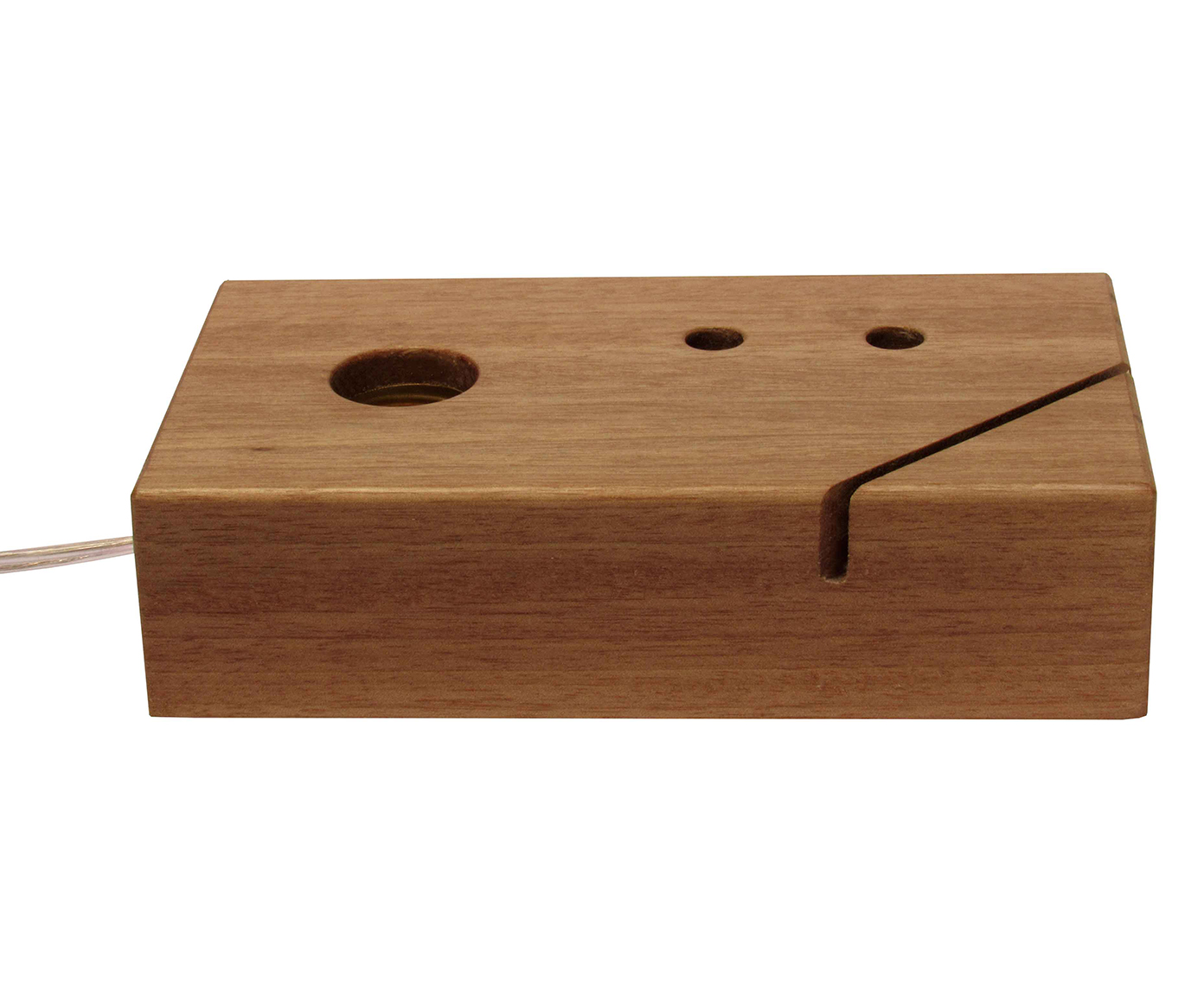 Lumin&aacute;ria de Mesa Toko Jequitib&aacute; Fio Prateado Bivolt - image 0