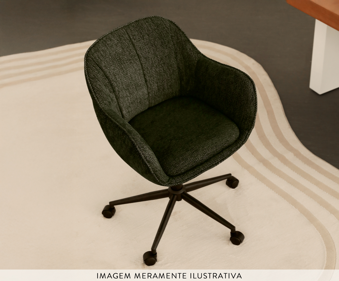 Cadeira Office Austin Verde image number 1