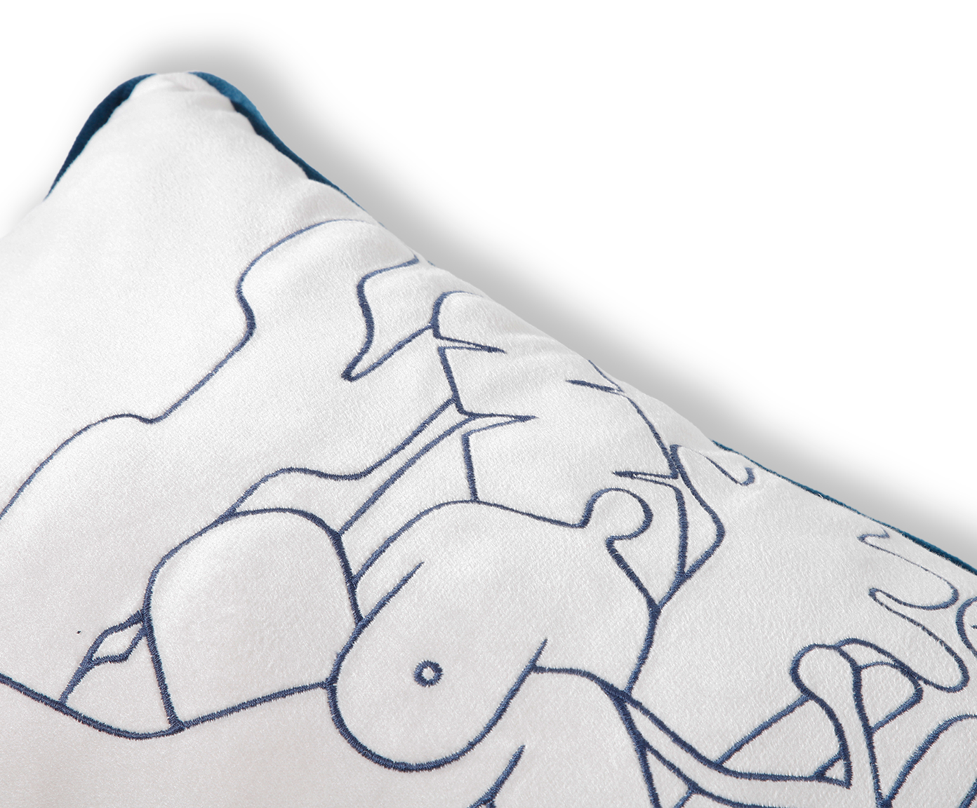 Capa de Almofada Bordada Antropofagia de Tarsila do Amaral Off-White image number 6