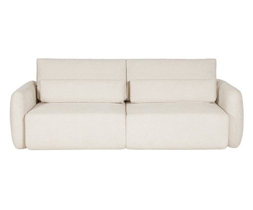 Sof&aacute; Retr&aacute;til Seno I em Boucle Aveludado Off White image number 11