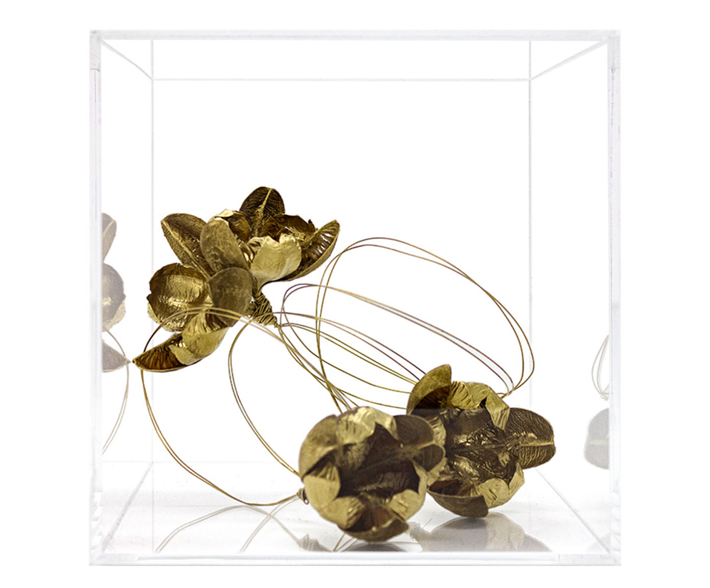 Caixa Decorativa Arnstein Dourado image number 0