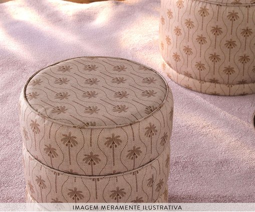 Pufe Estampado Gomos Coqueiros image number 4