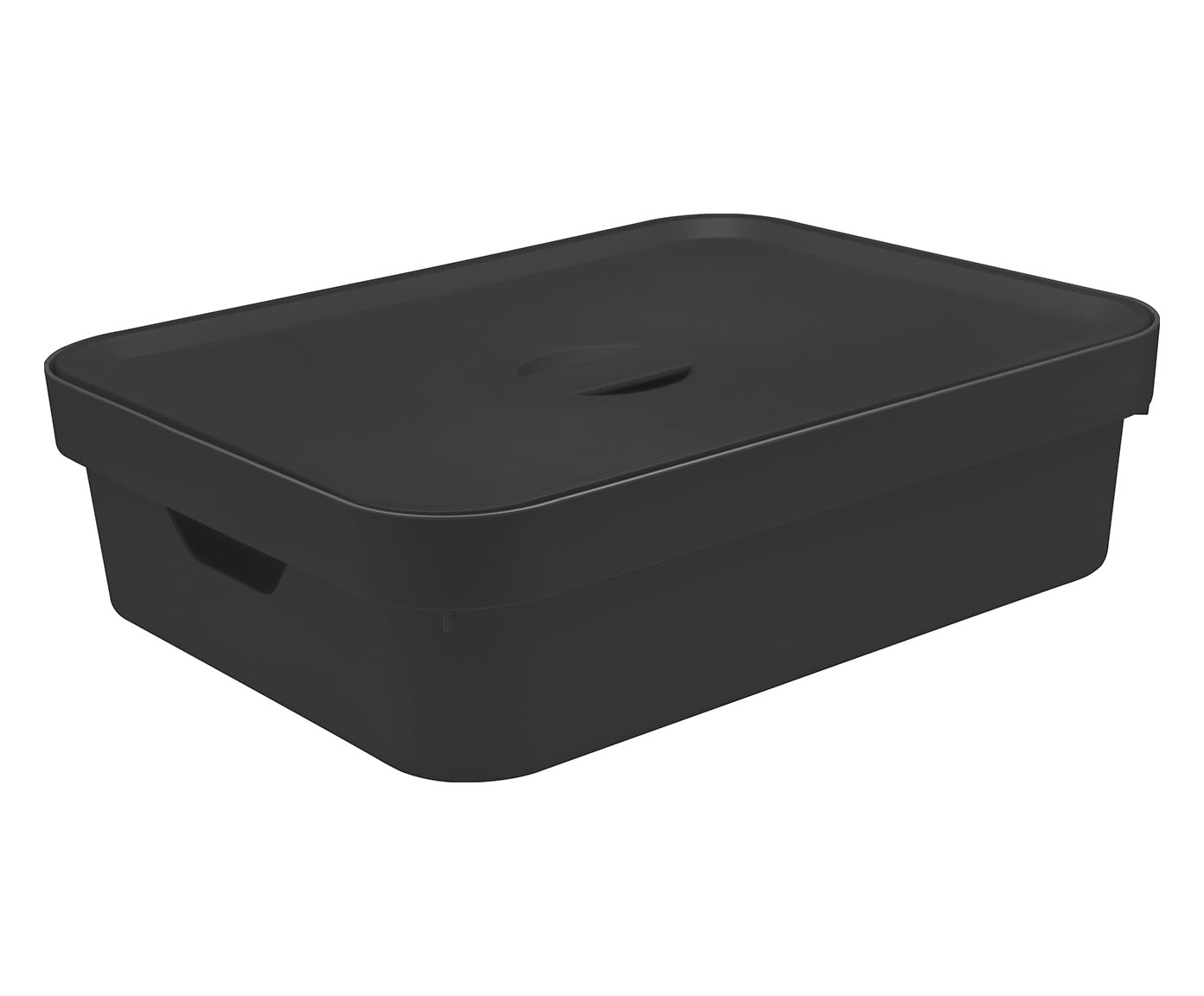 Caixa Organizadora Cube com Tampa Preto - image 0