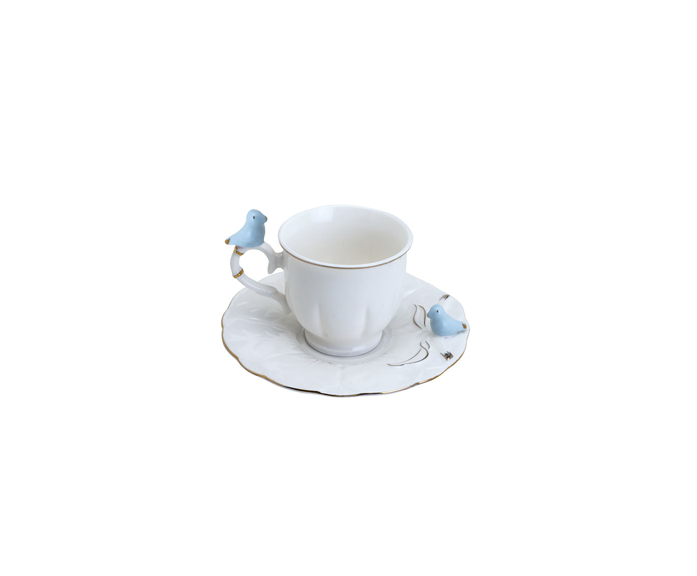 Jogo de X&iacute;caras para Caf&eacute; Birds Round Plate image number 1