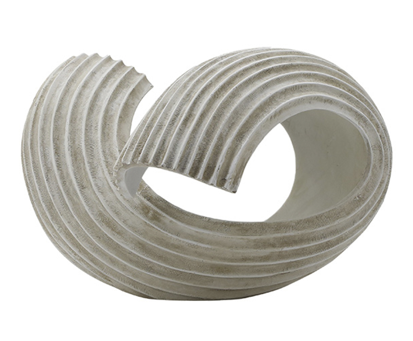 Adorno Decorativo Enroul&eacute; Branco - image 0