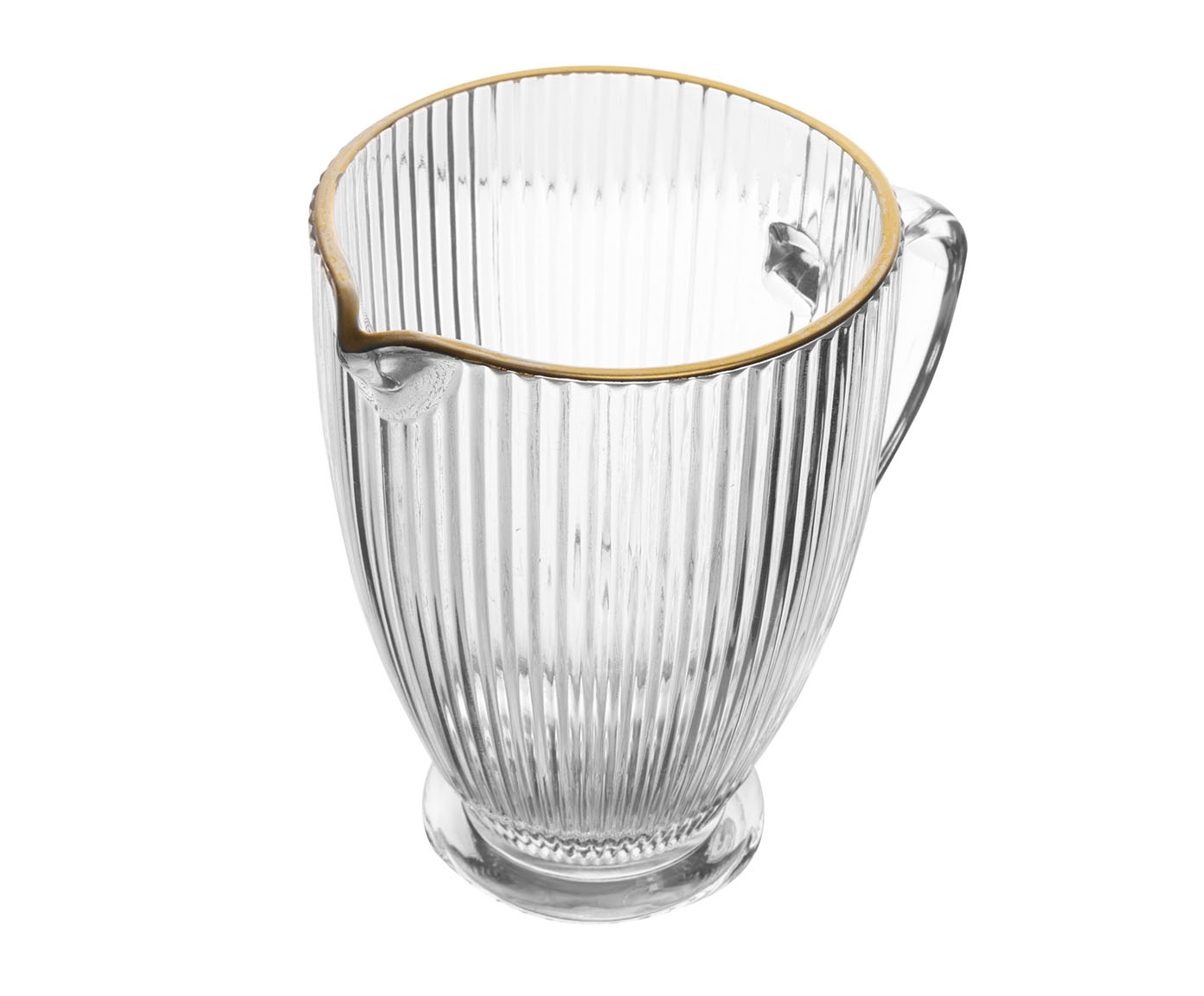 Jarra de Vidro com Fio de Ouro Lines - image 1