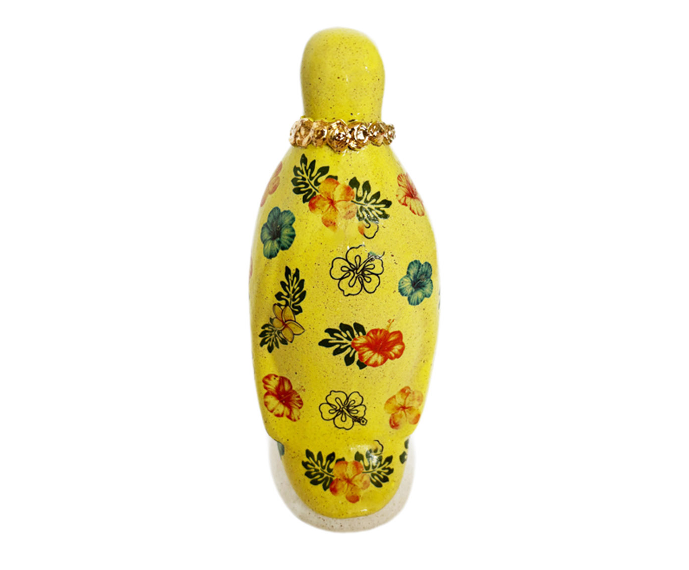 Adorno Pinguim De Geladeira Aloha Amarelo image number 3