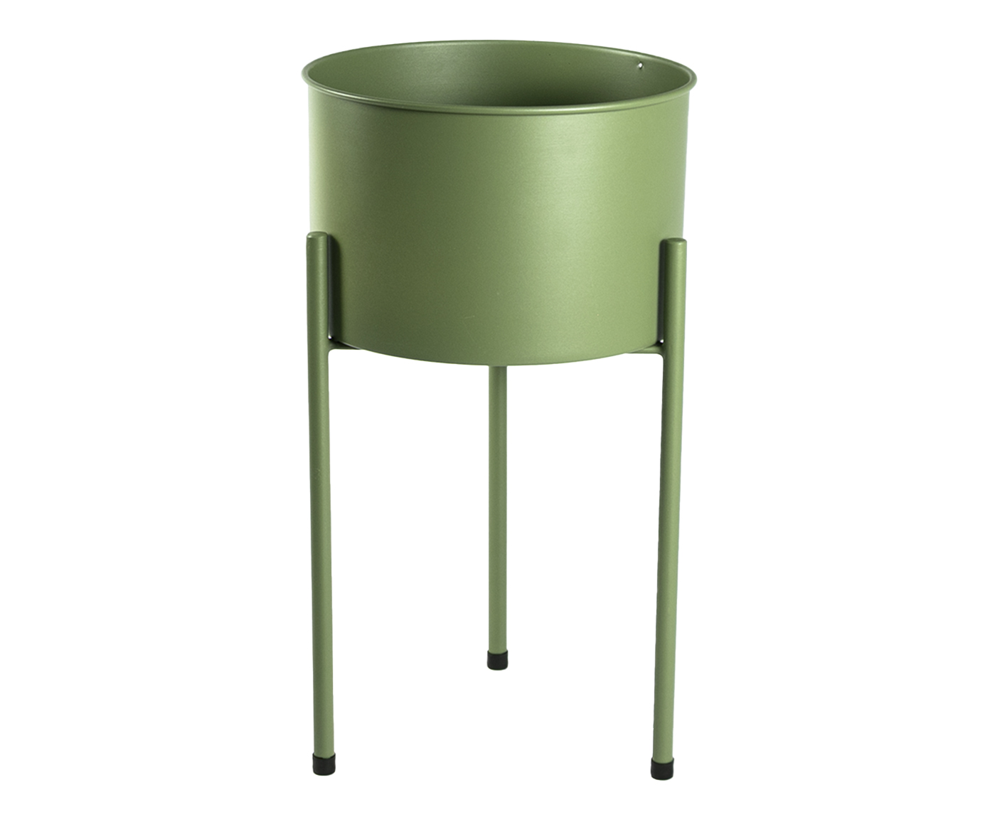 Suporte de Plantas com Vaso Humait&aacute; 2.0 Verde Oliva - image 0