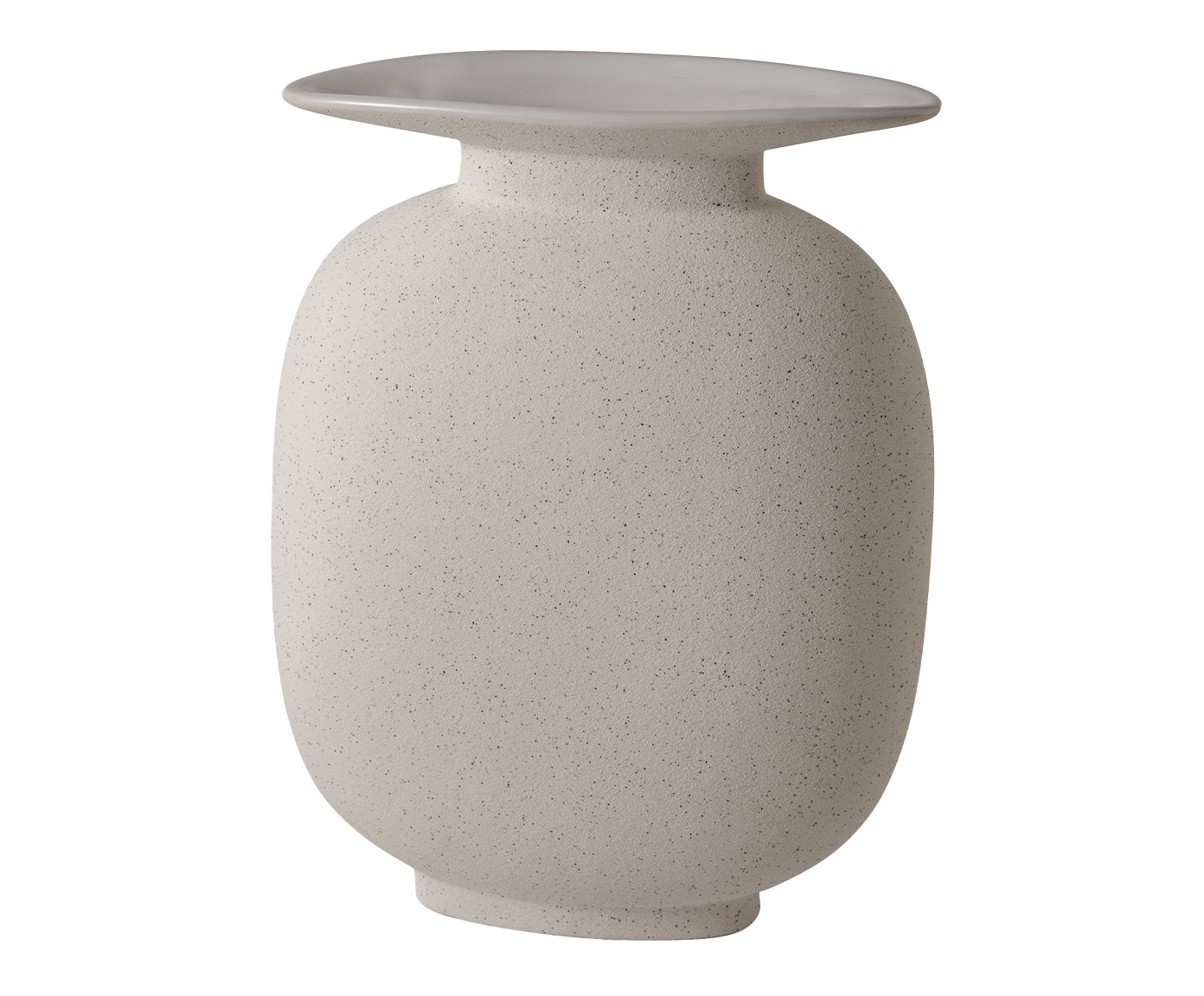 Vaso em Cer&acirc;mica Zaballa - Off White image number 0