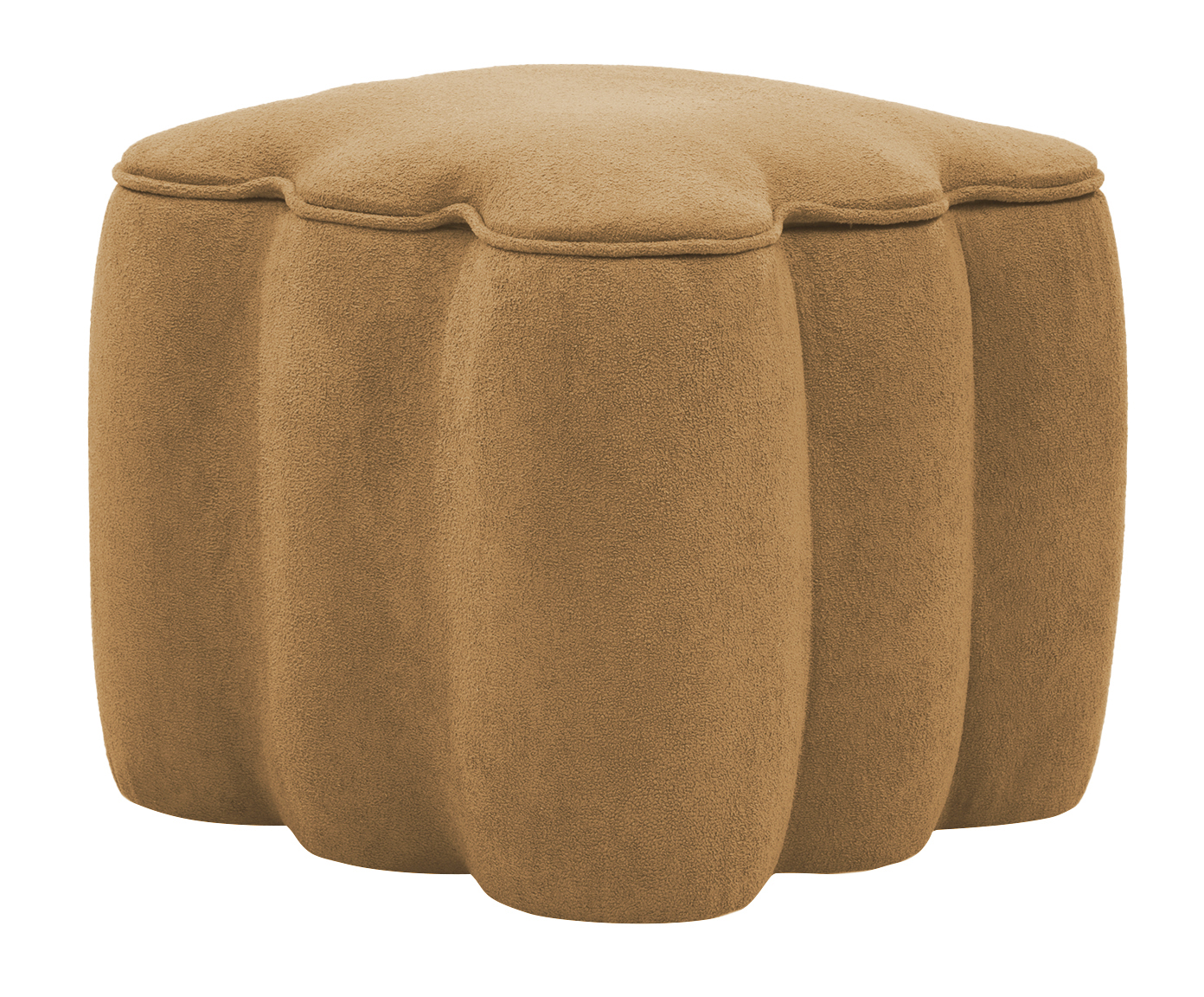 Puff Quadrado Boucle Pitanga image number 4