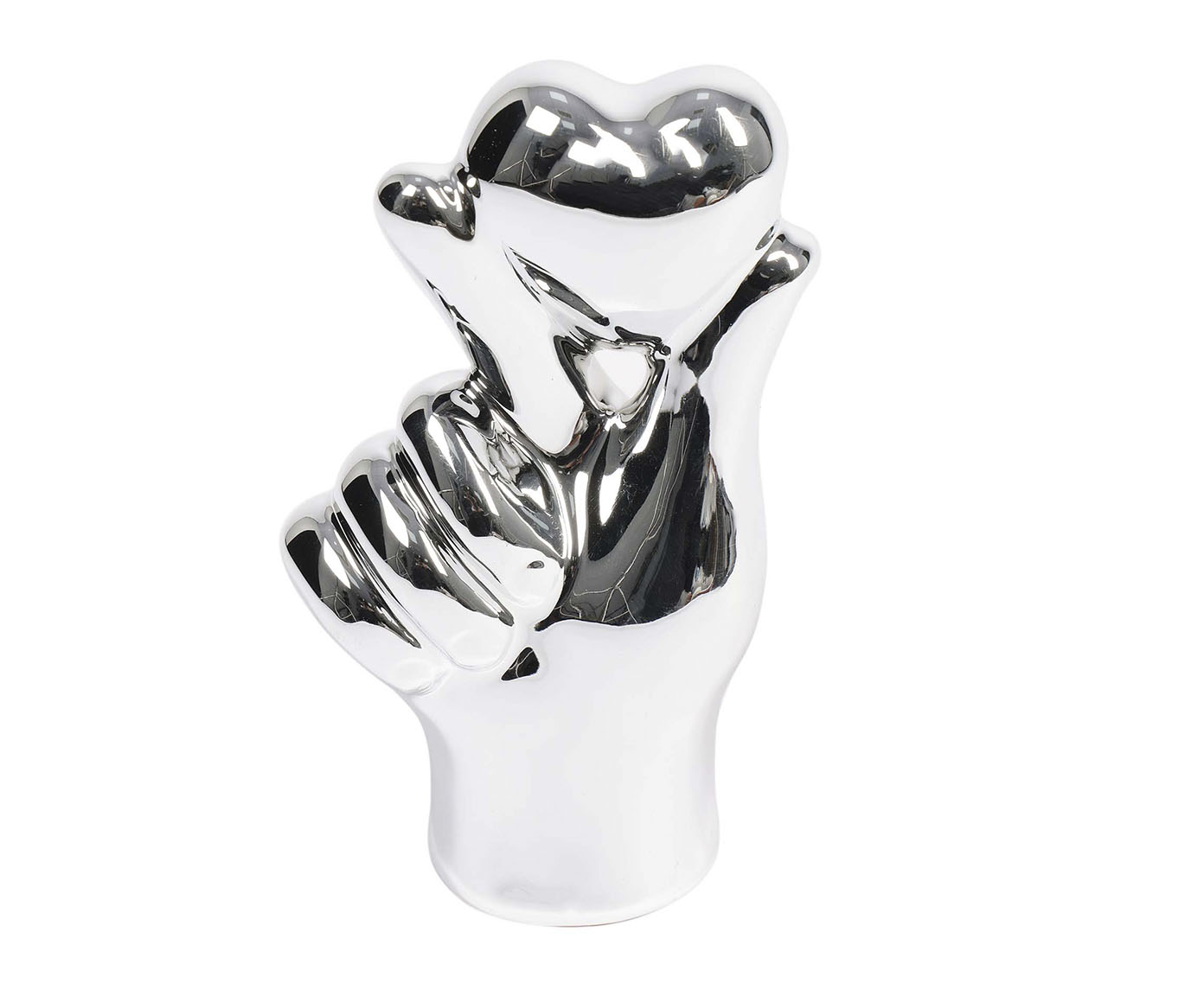 Enfeite  Finger Heart Silver image number 0