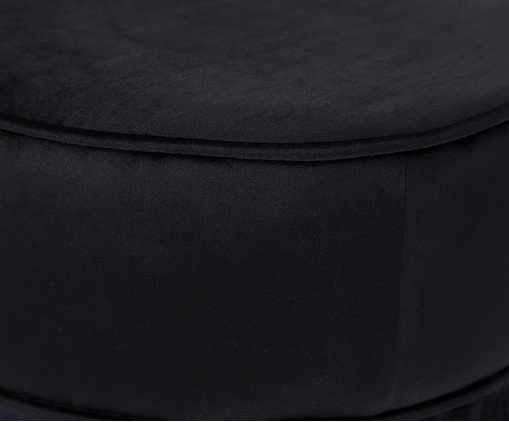Puff Franja Simples - Preto image number 3