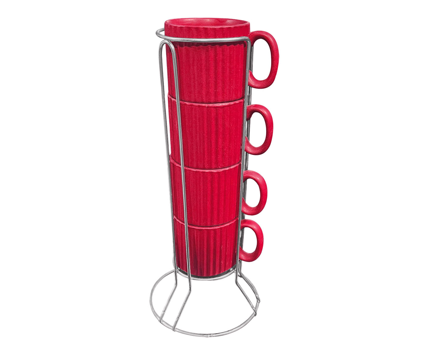 Jogo de X&iacute;caras para Caf&eacute; Striatto Vermelho image number 0