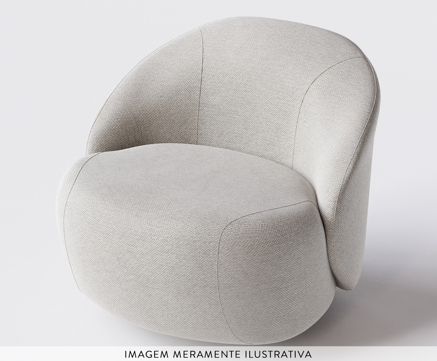 Poltrona Zoe Cinza image number 4