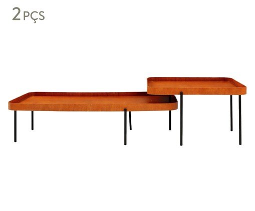 Mesa De Centro Living Castanho image number 0