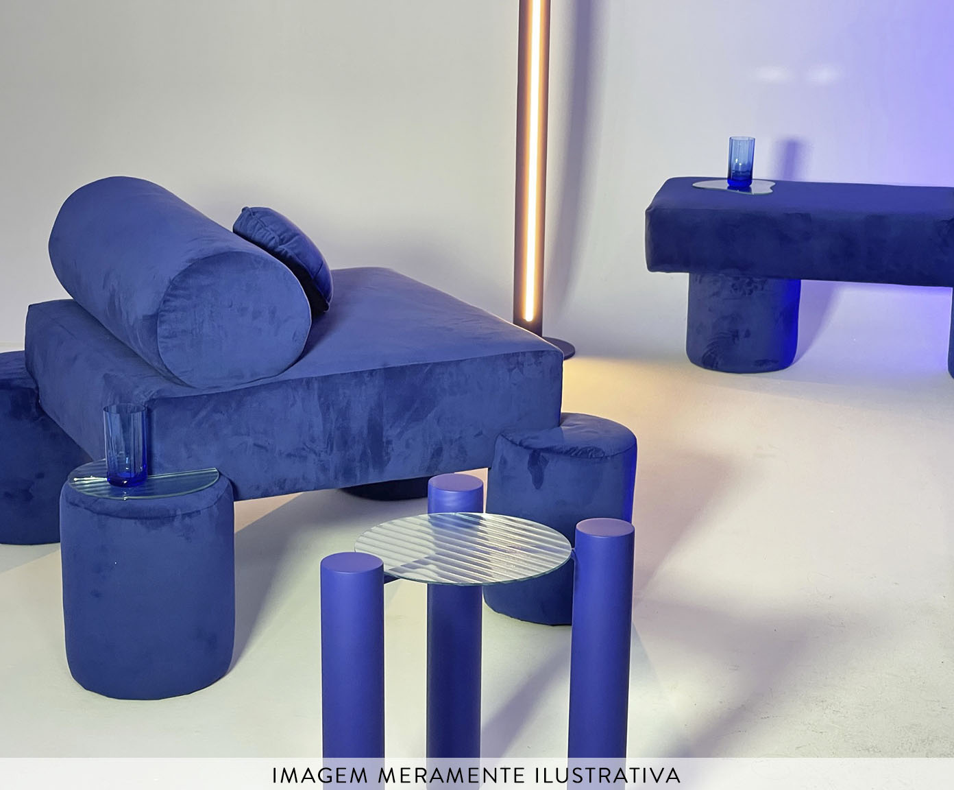 Poltrona Roberto Azul image number 4