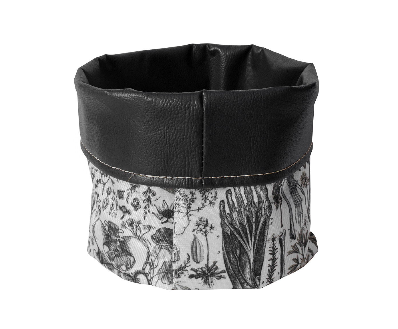 Cachepot em Couro Esqueleto image number 1
