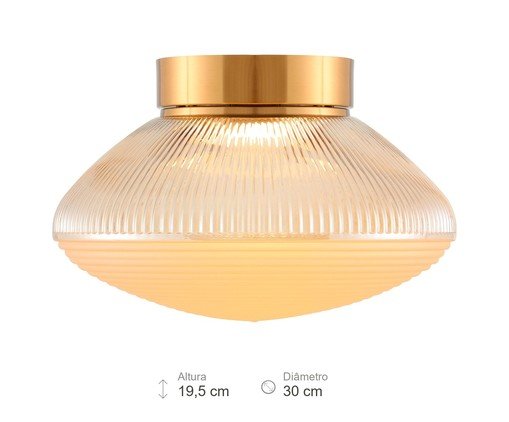 Plafon Bagatti Champanhe e Dourado image number 5