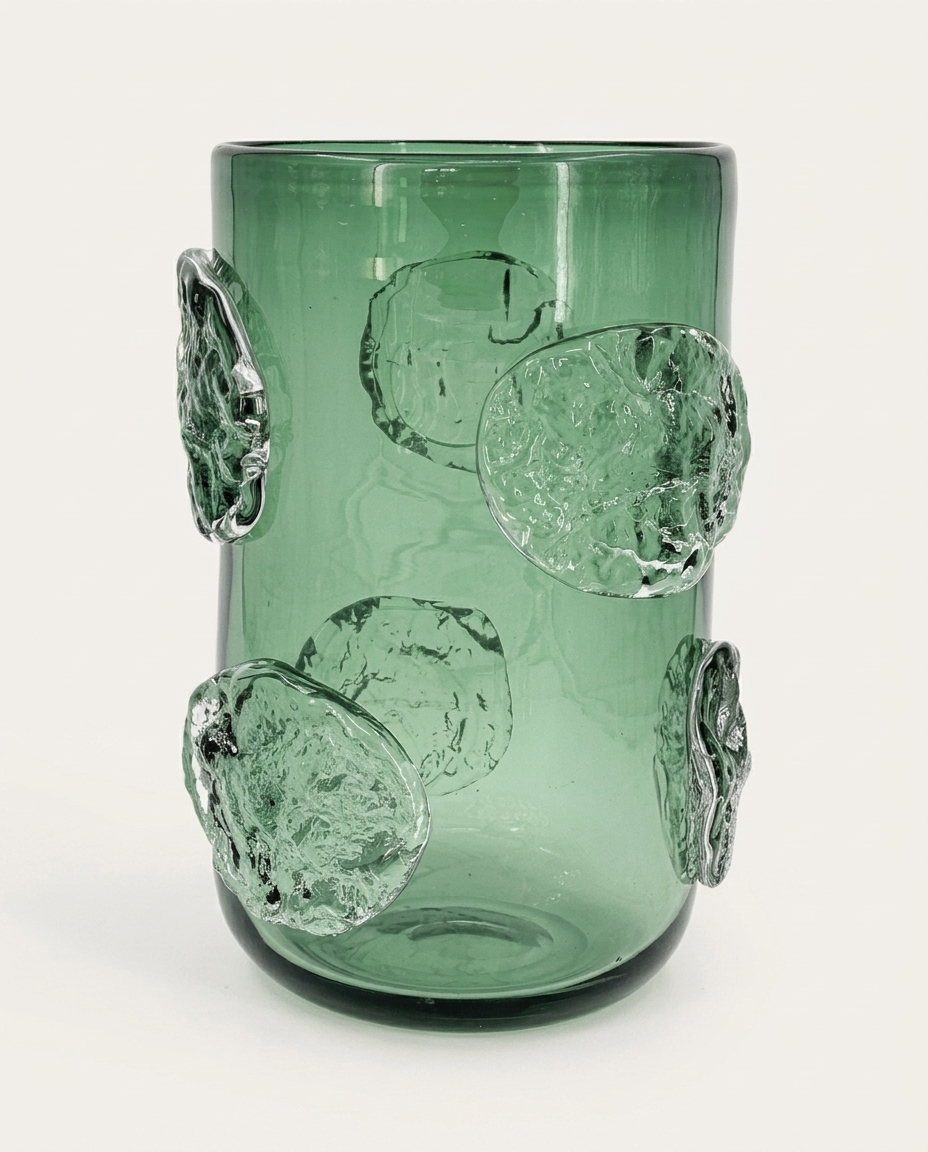Vaso Decorativo Timbro Verde M&eacute;dio - image 0