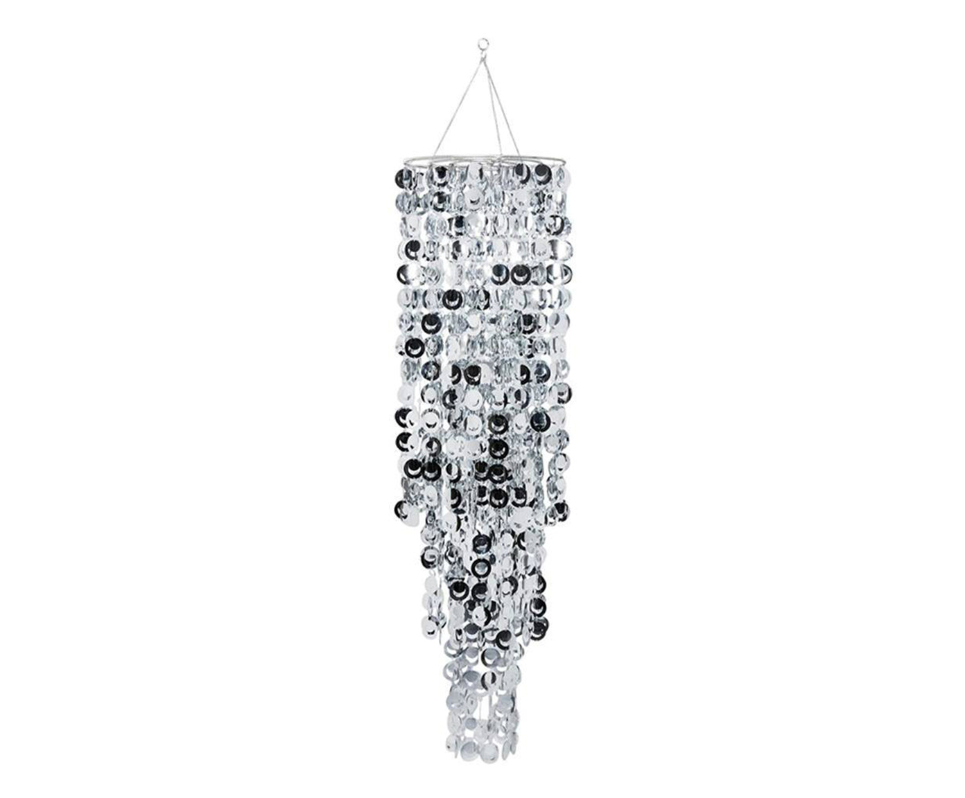 Pendente Decorativo Flitter Cinza image number 0