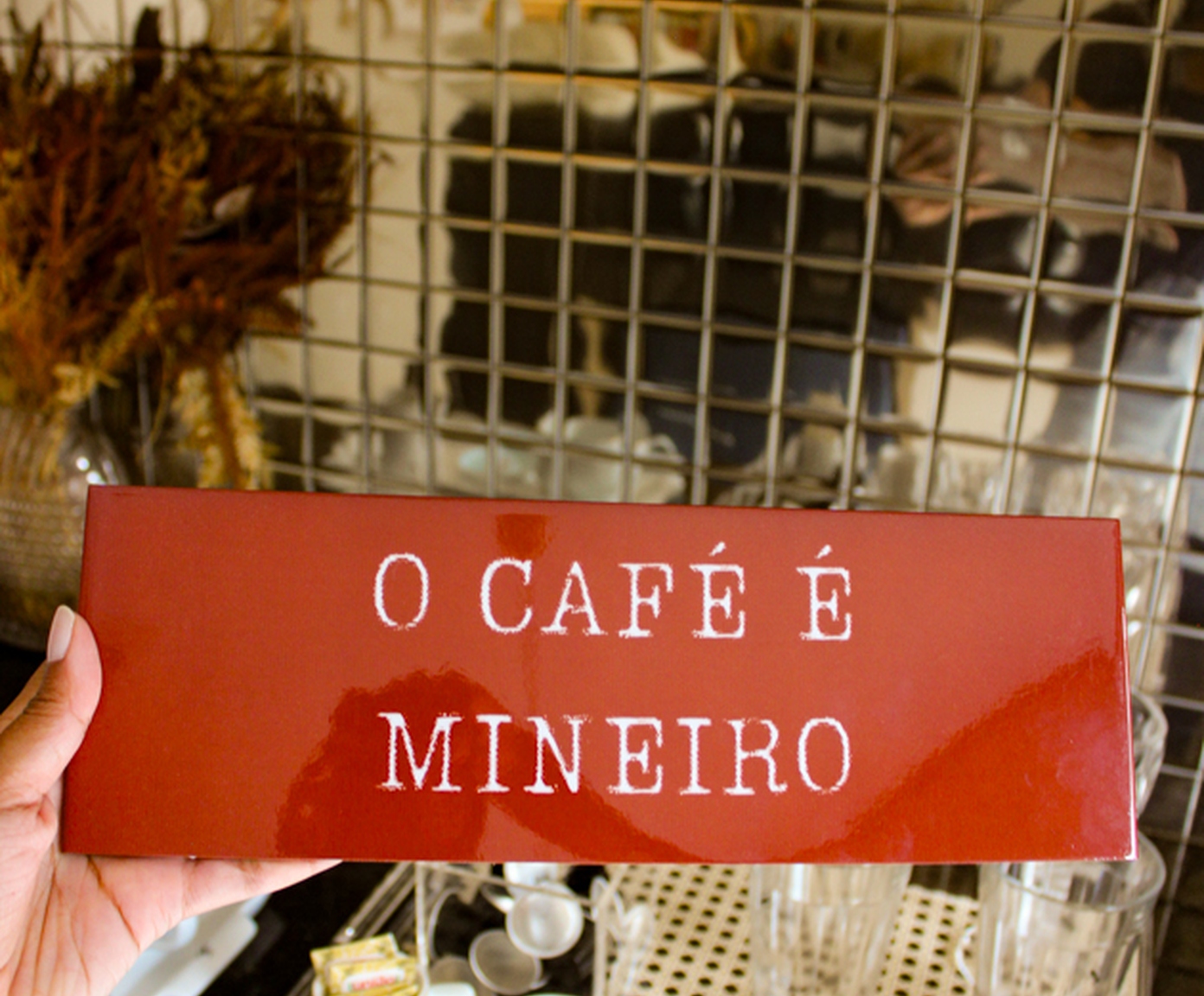 Azulejo Decorativo "O Caf&eacute; &Eacute; Mineiro" image number 3