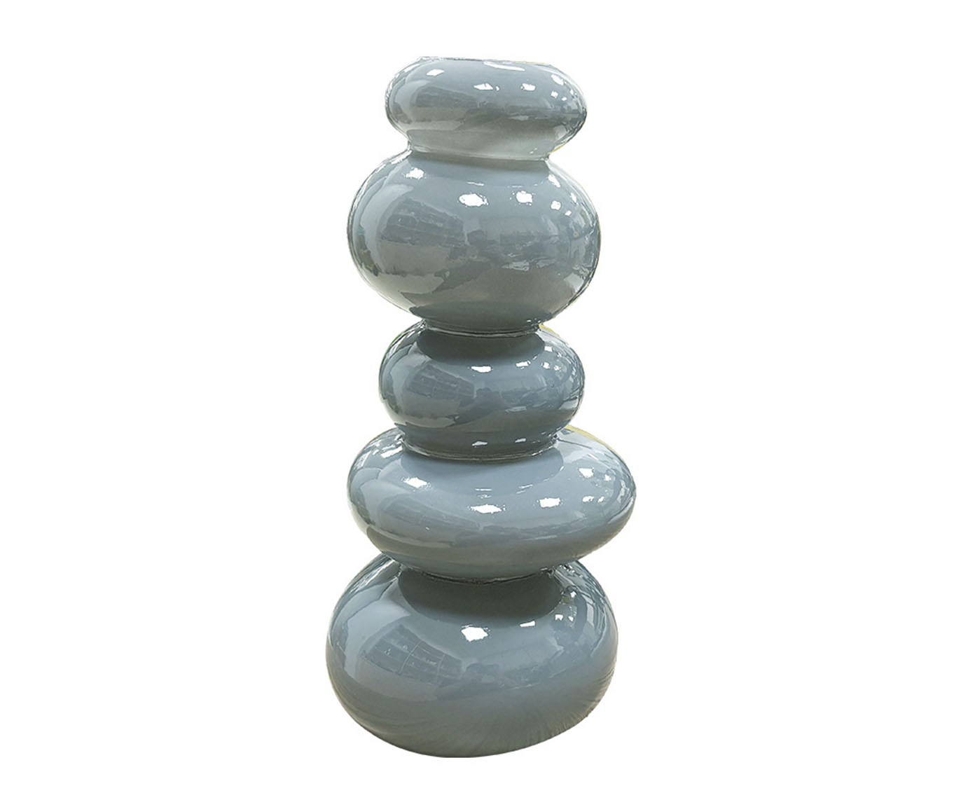 Vaso Decorativo Entasser Cinza - image 0