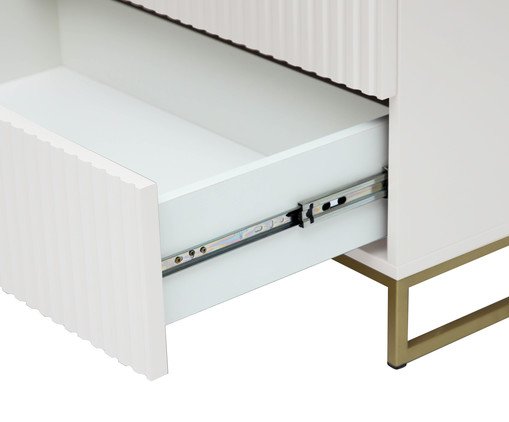 Mesa de Cabeceira Ondulada Maxi Branco image number 5