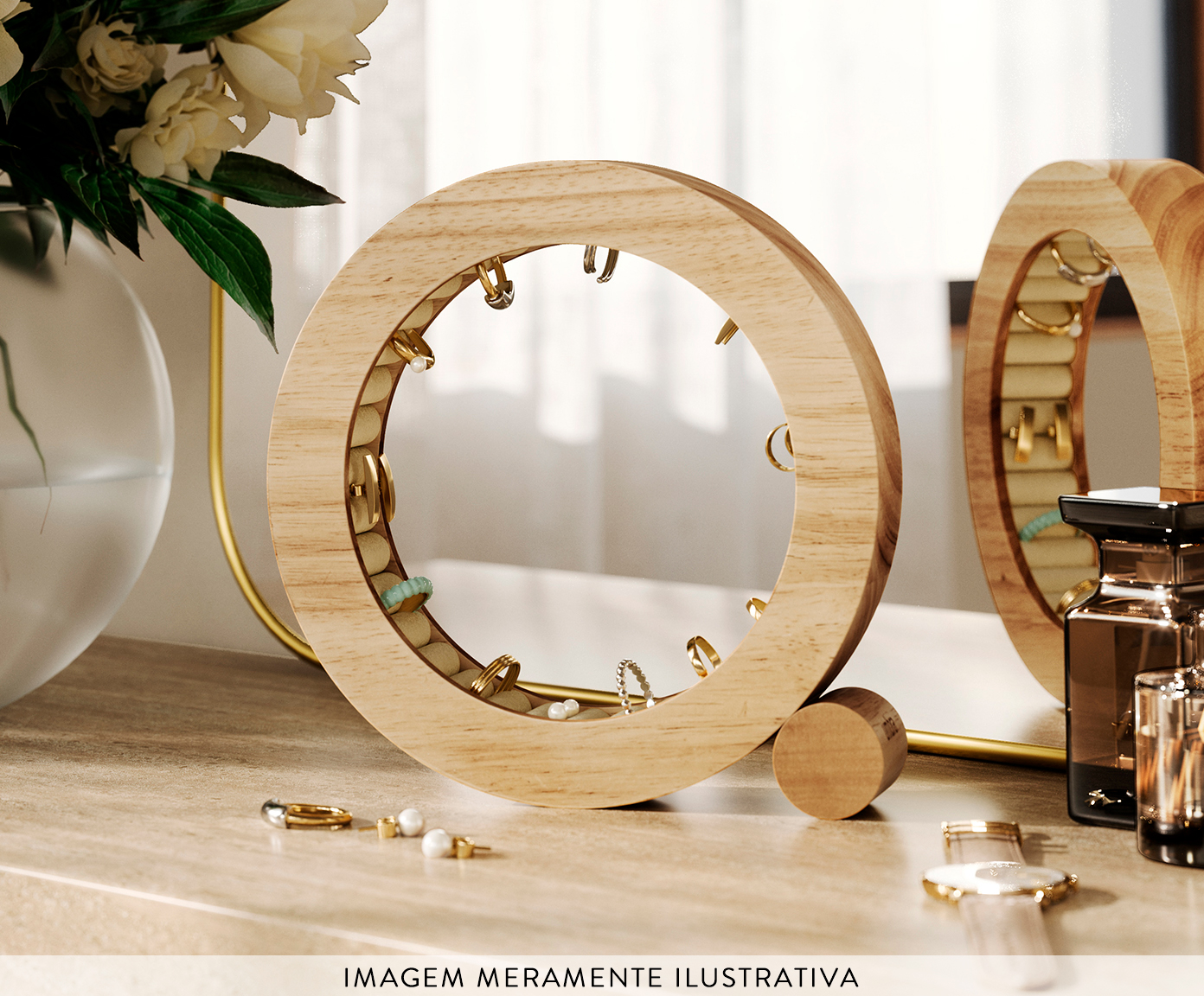 Organizador Ferris Jewelry Organizer Natural image number 3
