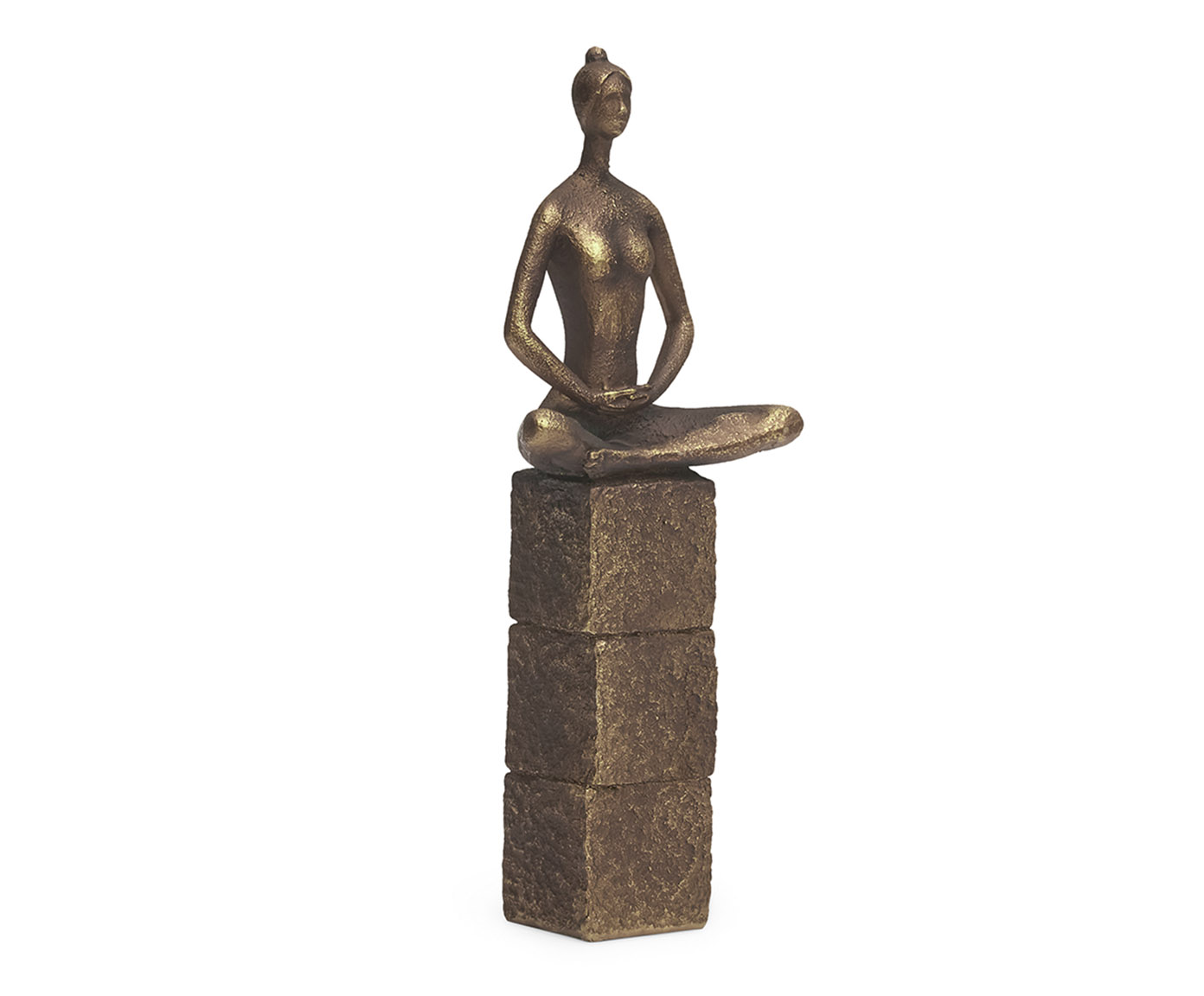 Escultura Yoga em Polirresina image number 1