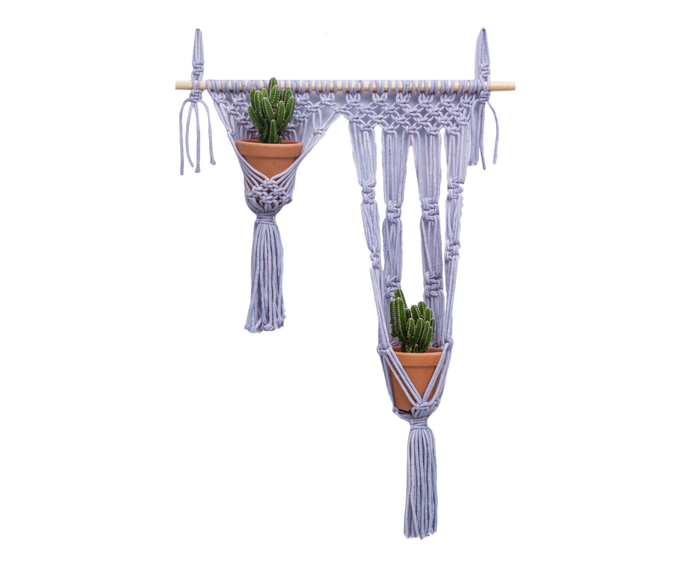 Wall Hanger em Macram&ecirc; Winter Lavanda - image 1
