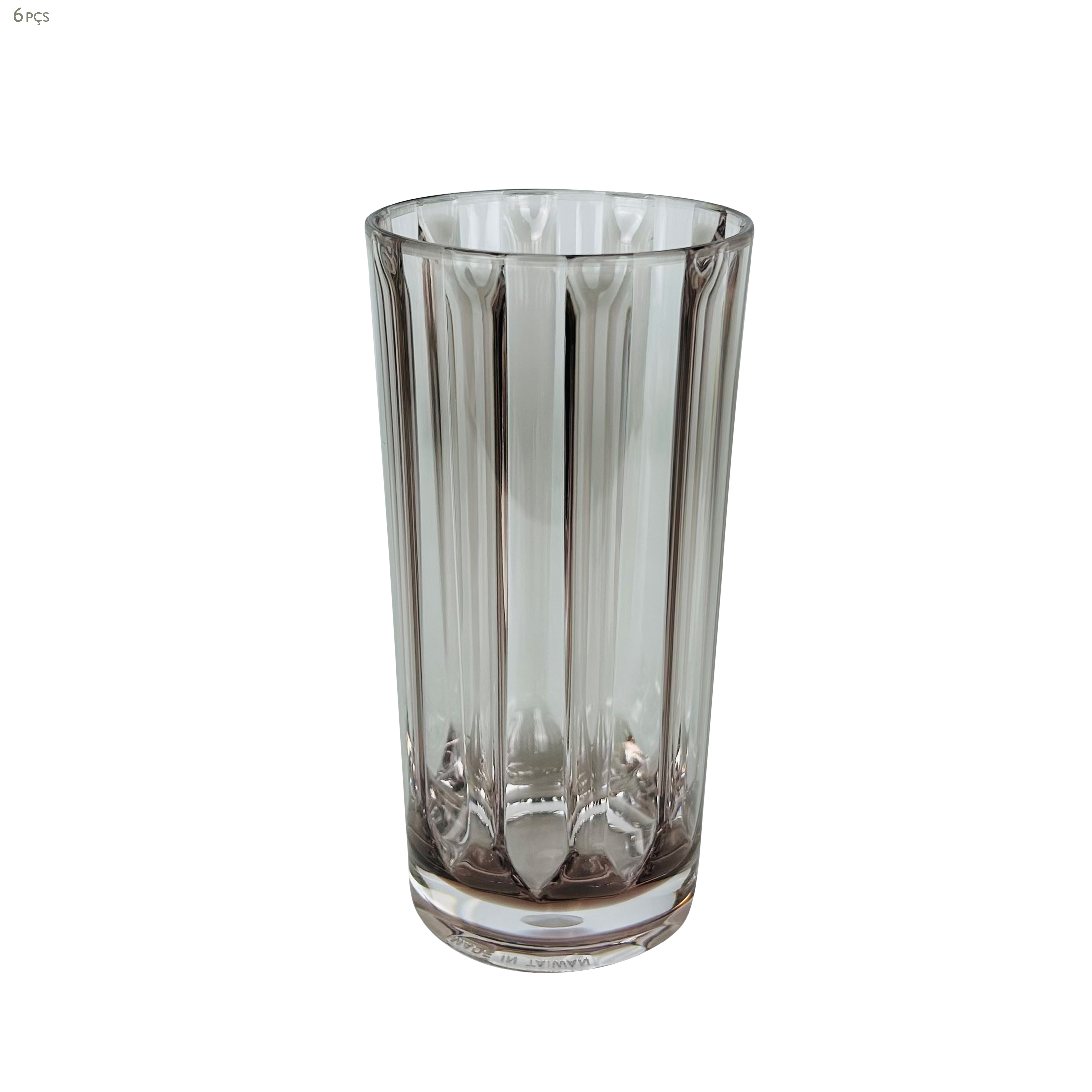 Jogo de Copos Grandes Fancy Cinza - image 0