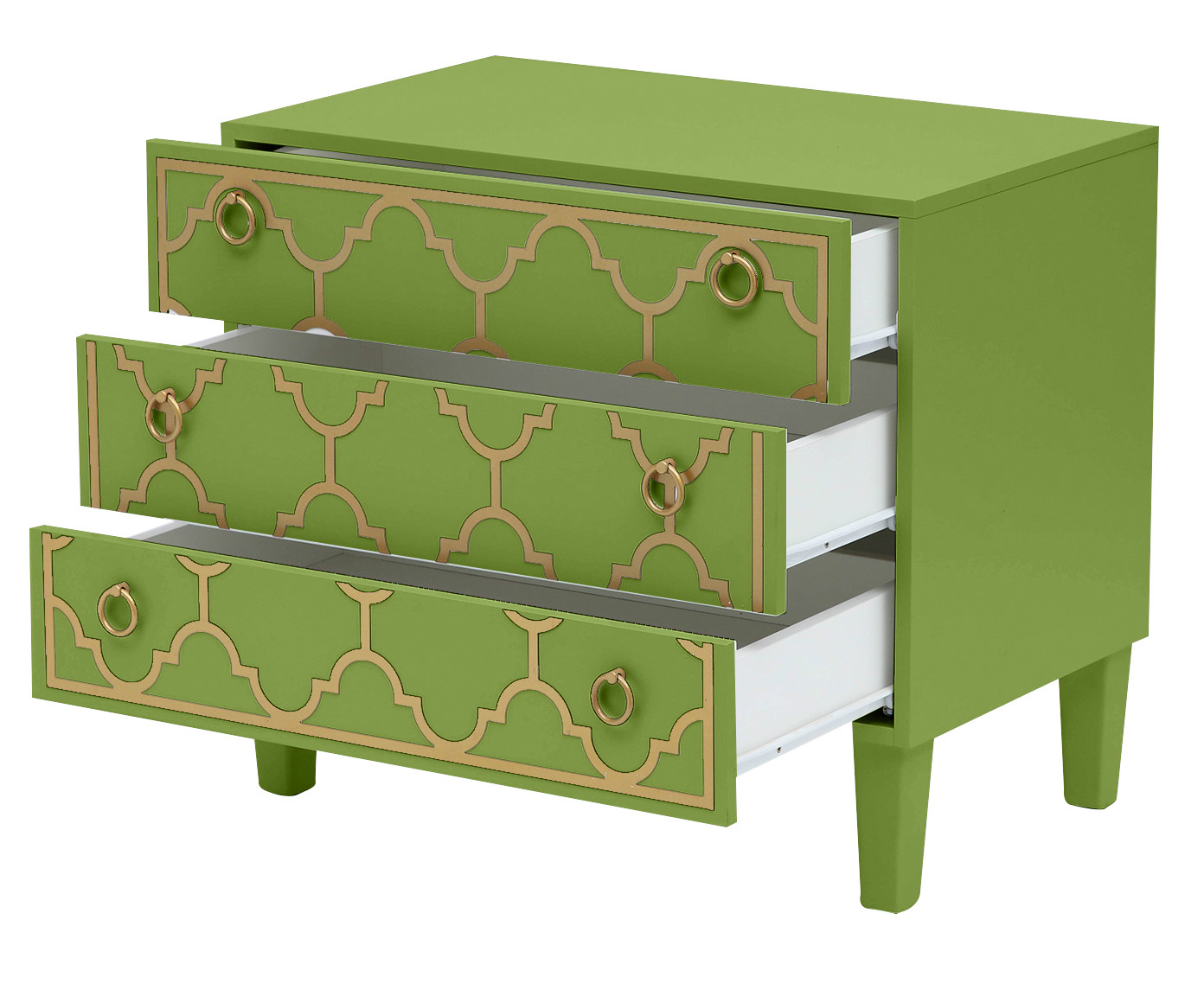Mesa de Cabeceira Marrocos Olivedrab - Verde Musgo image number 3