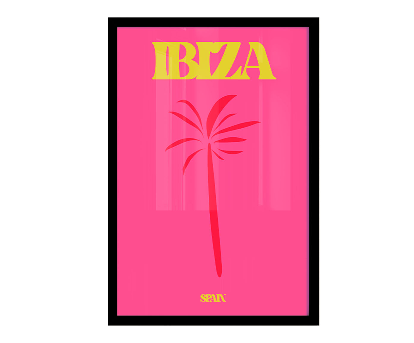 Quadro Ibiza com Moldura Preta image number 1